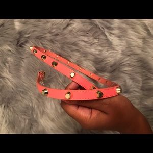 H&M - Peach Studded Belt